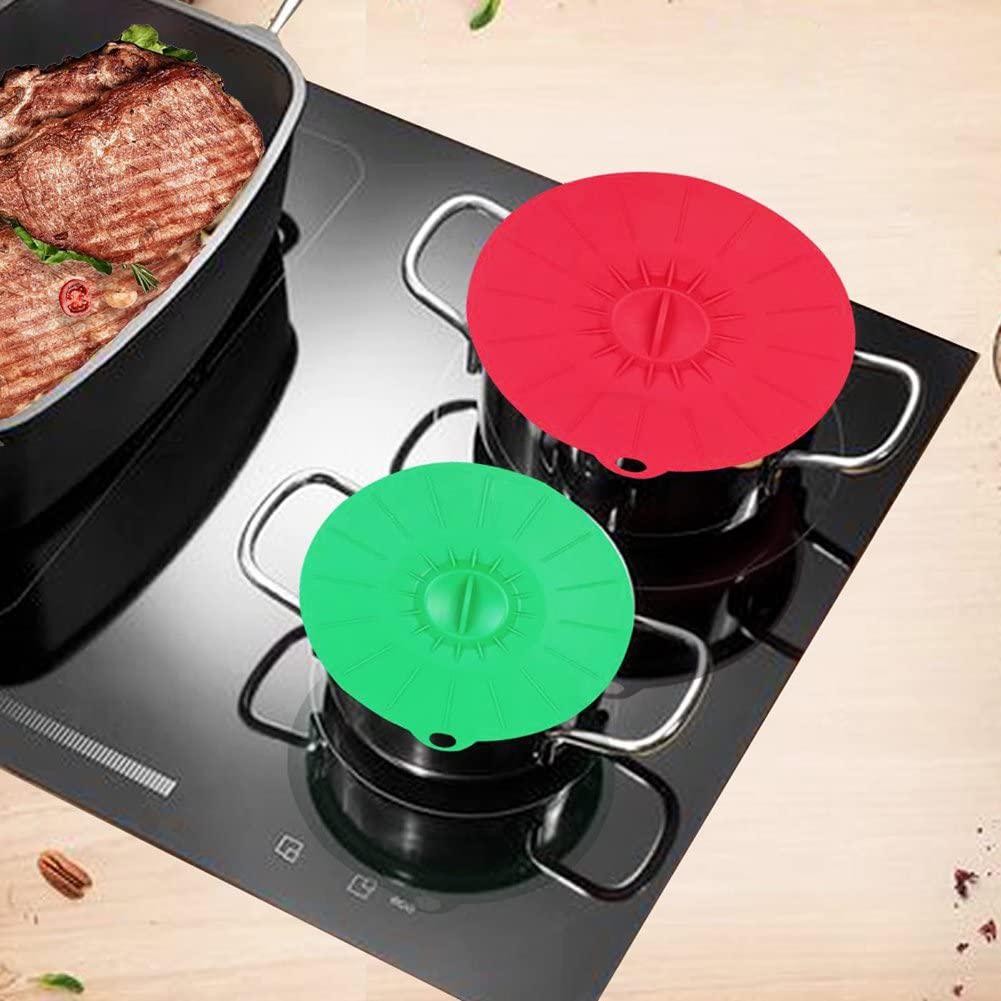 5er-Pack: Silikon-Lebensmitteldeckel-Set