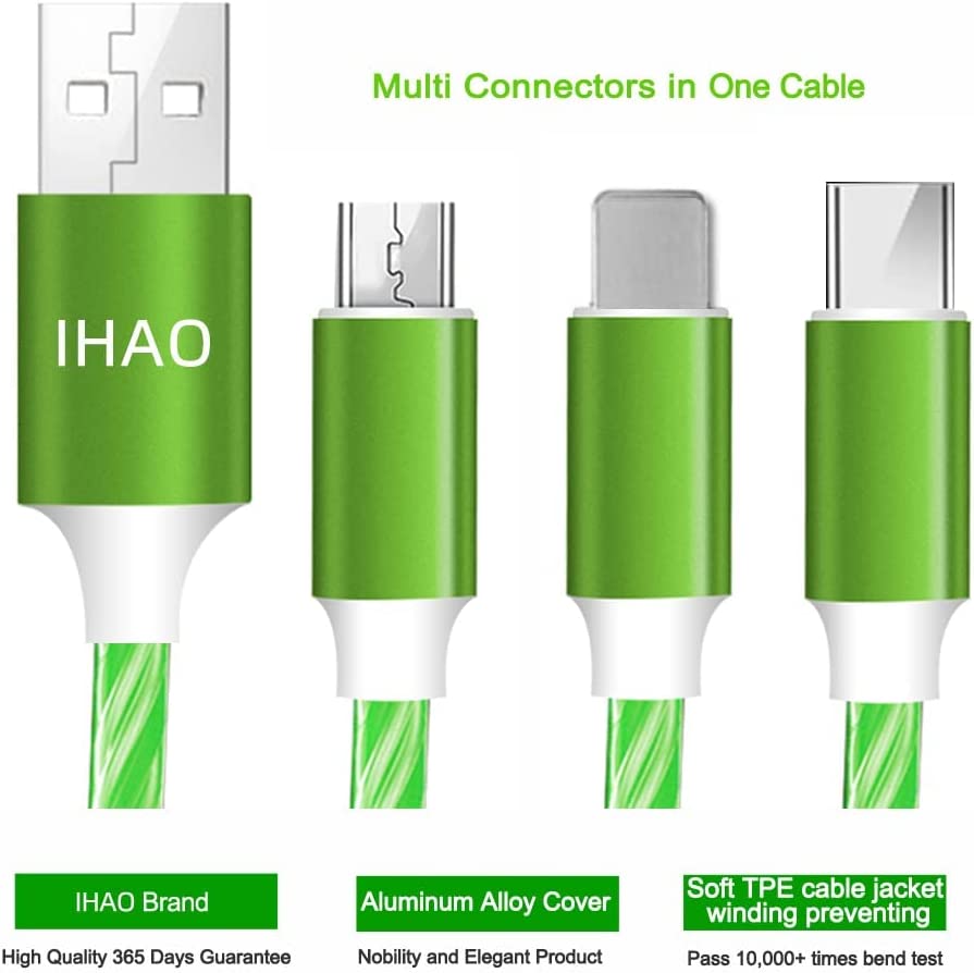 Multi Connectors Lade Kabel Micro USB/USB Typ C Schnelllade Kabel Cool