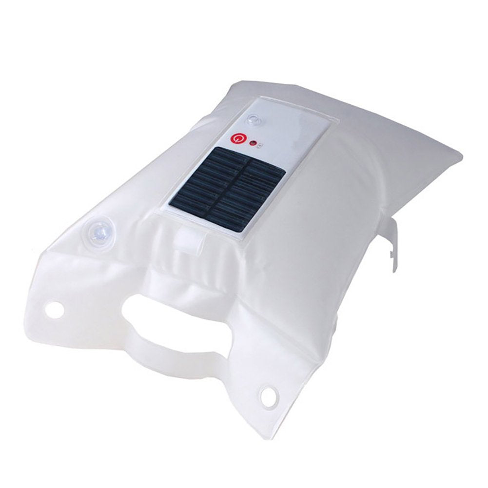 Sandsberg | Solarlampe in Transparenter Tasche – Energiesparende LED Lampe für Garten und Außenbereich