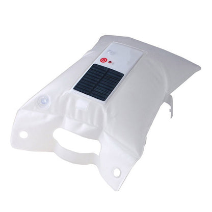 Sandsberg | Solarlampe in Transparenter Tasche – Energiesparende LED Lampe für Garten und Außenbereich