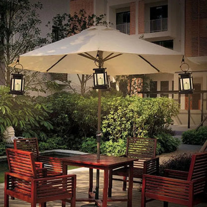 Sandsberg | Solar Laterne mit LED Kerze – Hängelampe für Garten & Terrasse, Dekolicht für Außenbereich