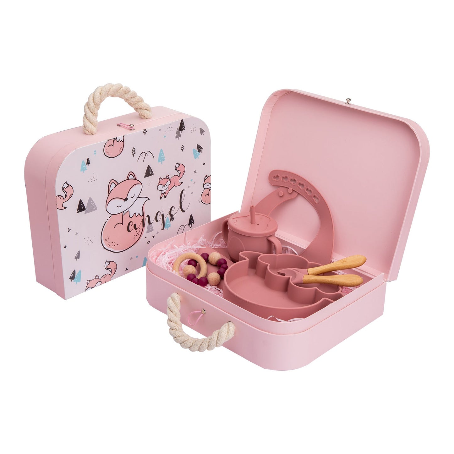 Baby Silikon Geschirr Set Geschenk