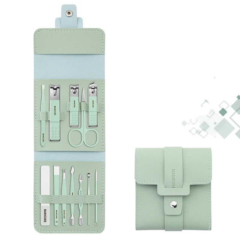 Clippro 12-16Teile/Set Edelstahl Nagelknipser Set Mit Faltbeutel