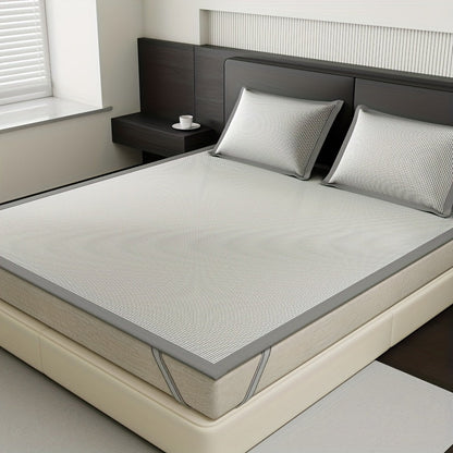 Sandsberg | AeroCool Kühler Matratzenschutz – Atmungsaktive Eis-Seiden-Bettbedeckung für heiße Schläfer