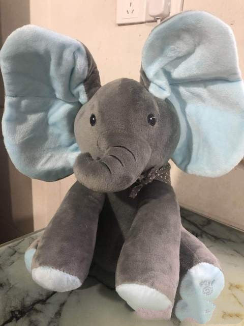 Interaktives Plüschspielzeug „Peek-A-Boo“ – Elefant