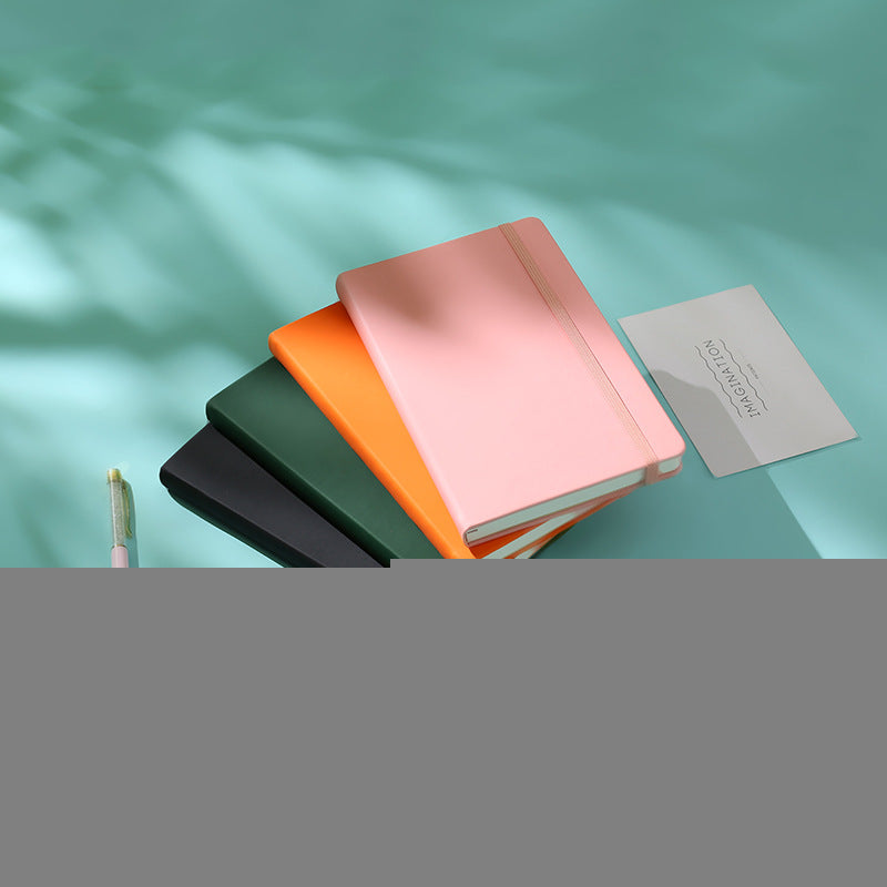A5-Notizbuch mit taktilem PU-Hardcover