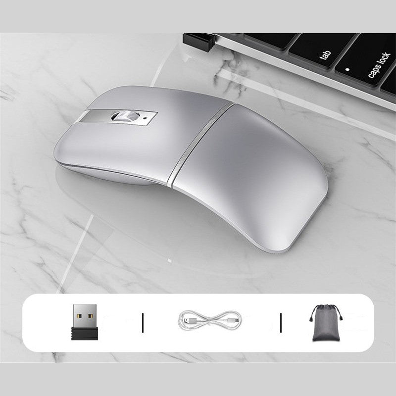 Sandsberg | Tragbare ergonomische kabellose Maus mit 2 Verbindungsmodi, 3 DPI & leisem Klick, für Zuhause & Büro