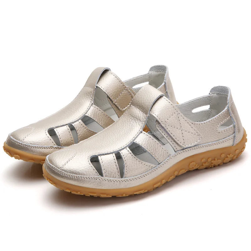 Sandsberg | Orthopädische Retro Sandalen | Rutschfest