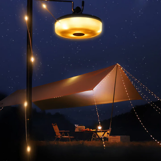 Sandsberg | Wasserdicht, tragbar, platzsparend Lichterkette für den Außenbereich