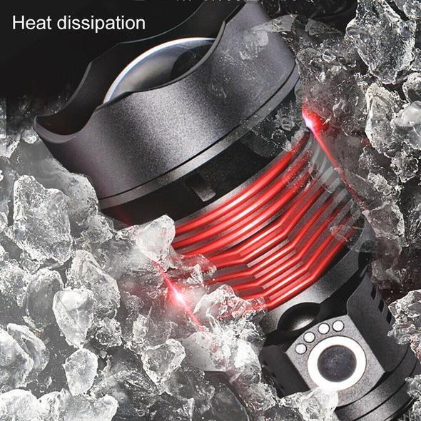 30000-5000 Lumen Hochleistungs-LED wasserdichte Taschenlampe