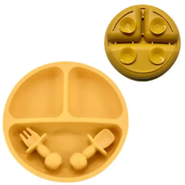 Baby-Silikon-Teller-Set