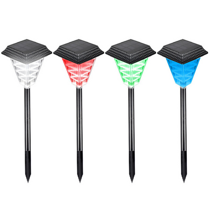 Sandsberg | Solar LED Wegleuchten mit Kristalllicht-Effekt – Wasserdichte Außenbeleuchtung für Garten und Einfahrt