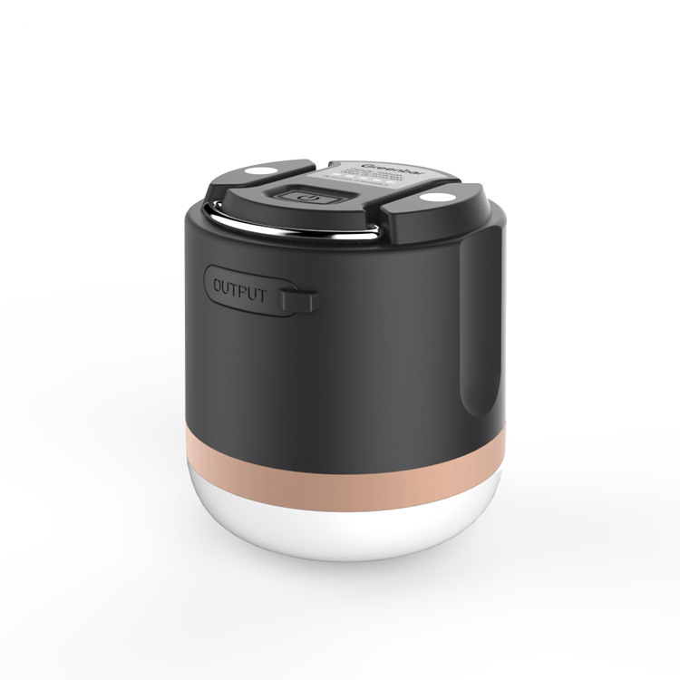 Sandsberg | Tragbare LED Campinglampe mit Powerbank – Wiederaufladbar, USB-Anschluss, für Outdoor & Notfälle