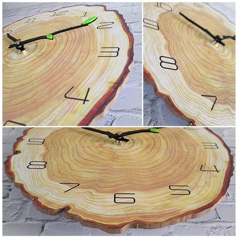 Sandsberg | Holz Jahresringe Wanduhr