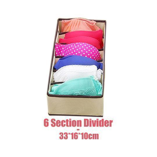 Faltbarer Kleiderschrank Unterwäsche Organizer (4 Stück/1 Set)