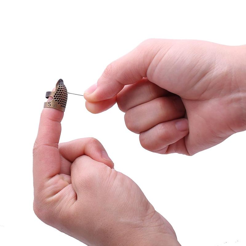 Nähen von Fingerhut-Fingerschutz