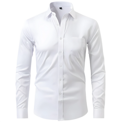 Sandsberg I Atmungsaktives, hoch elastisches Anti-Falten-Hemd