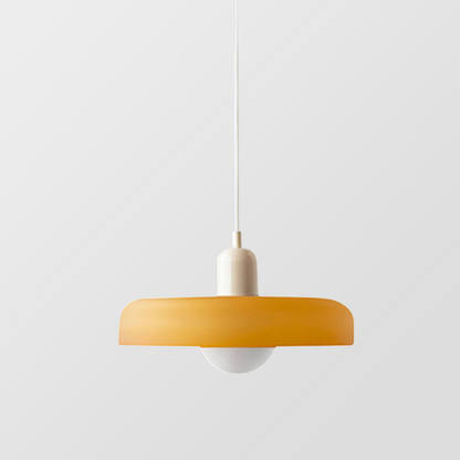 Sandsberg Pendelleuchte aus farbigem Glas | Elegante Hängeleuchte im Bauhaus-Stil | Designlampe für Wohnzimmer & Esszimmer