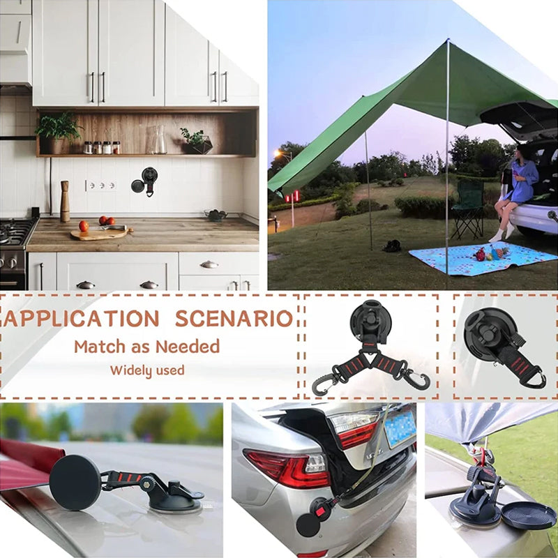 Sandsberg | Hochleistungs-Vakuumsaugnapf mit Haken