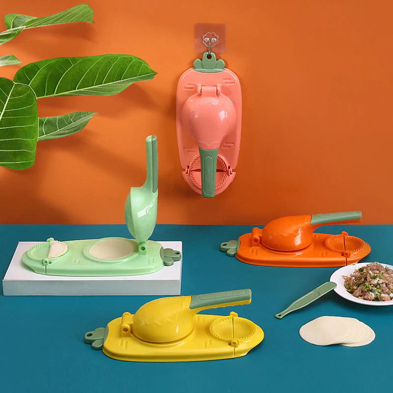 Sandsberg | Knödel-Form mit Hebelmechanismus für schnelle und gleichmäßige Teigtaschen