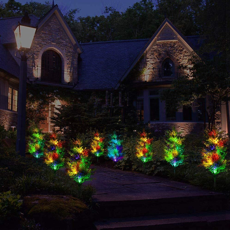 🎄Solar Garten Weihnachtsbaum Licht(2 Stück)🌟