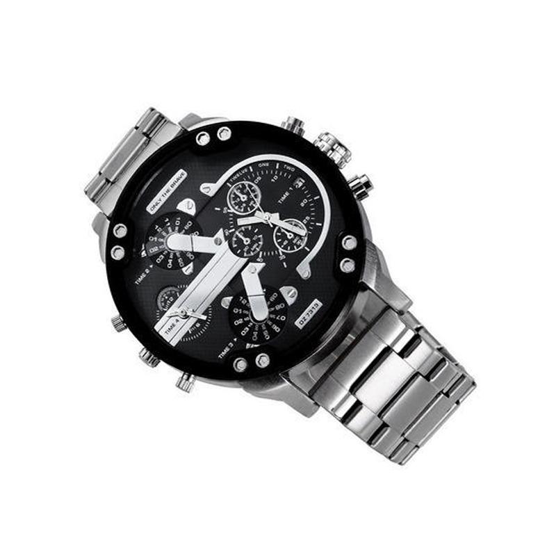 Edelstahl Chronograph Quarz Uhr
