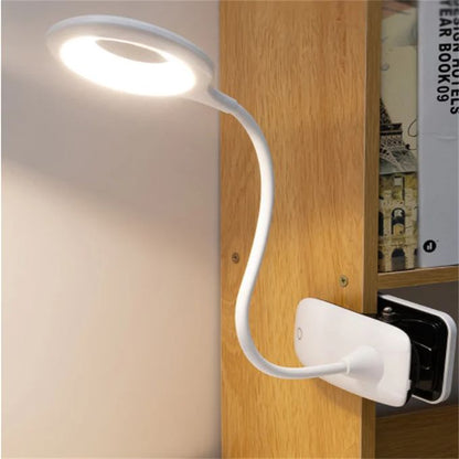 Sandsberg | Wiederaufladbare LED Tischlampe mit Clip – Einstellbare Schreibtischleuchte für Homeoffice und Studium