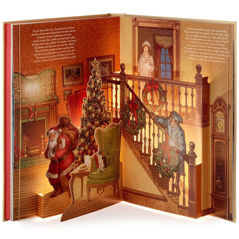 Das Pop-Up-Buch „Die Nacht vor Weihnachten“