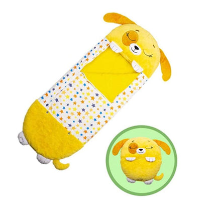Sandsberg | Kissen und Schlafsack mit tierischem Design für Kinder