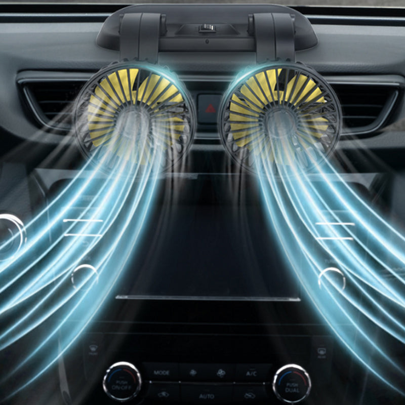 Doppelkopf Auto Kühlluftzirkulatorventilator