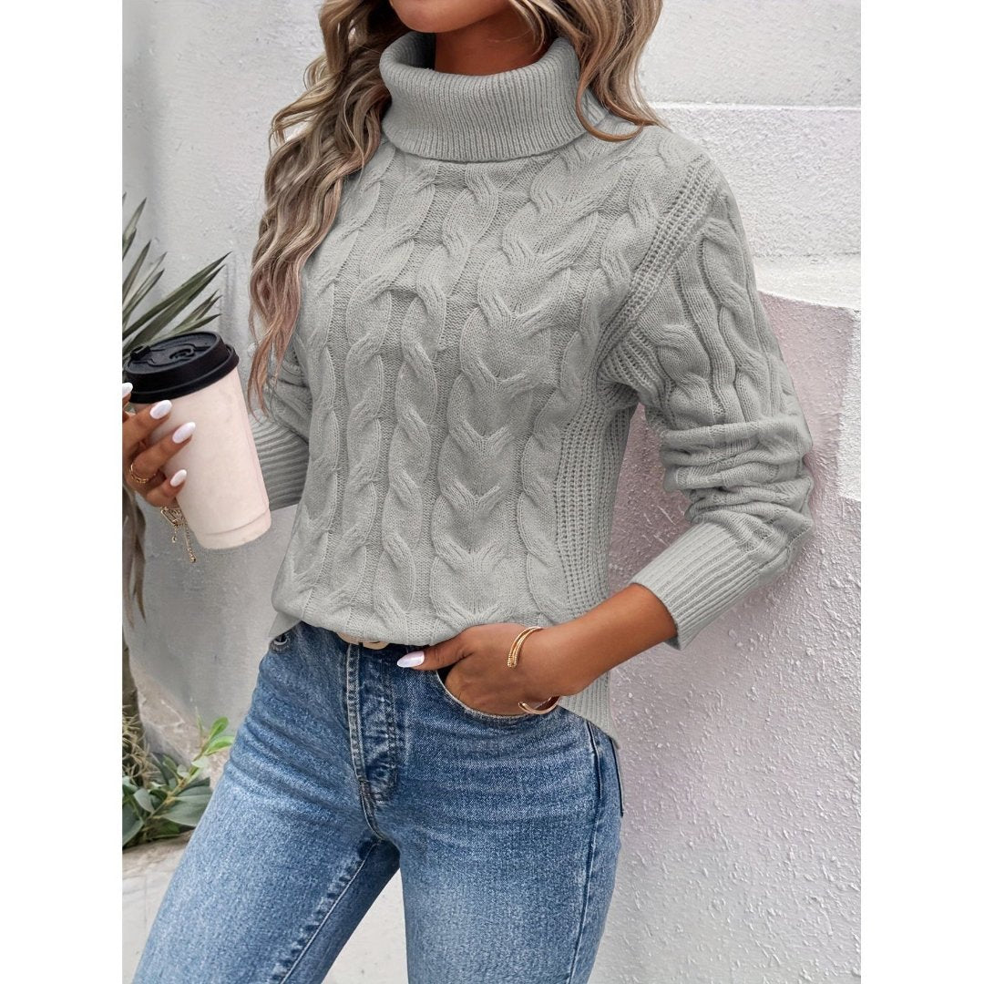 Strickrollkragenpullover