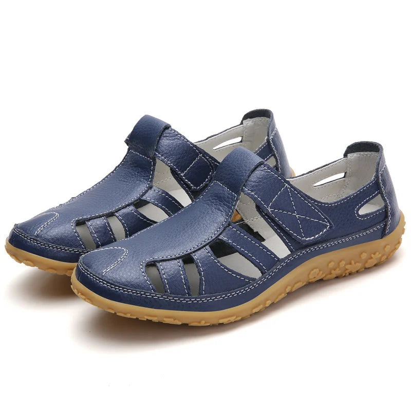 Sandsberg | Orthopädische Retro Sandalen | Rutschfest