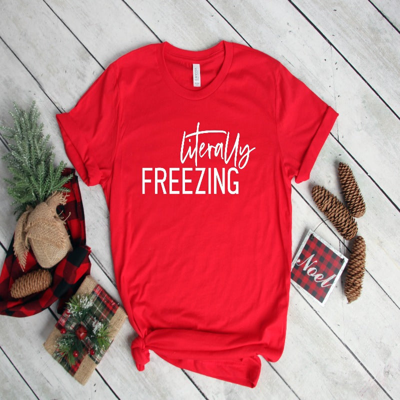 Wörtlich Gefrierendes Shirt, Weihnachtshemd