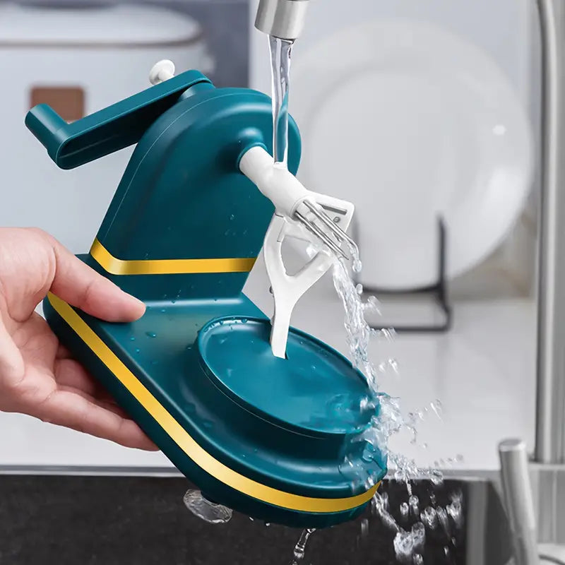 Sandsberg | Einfacher Gemüse- und Obstschäler mit Handkurbel – Für müheloses Schälen