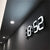 Sandsberg 3D LED Wanduhr | Moderne Digitale Uhr | Dimmbares LED Licht | Stilvolle Wanddeko