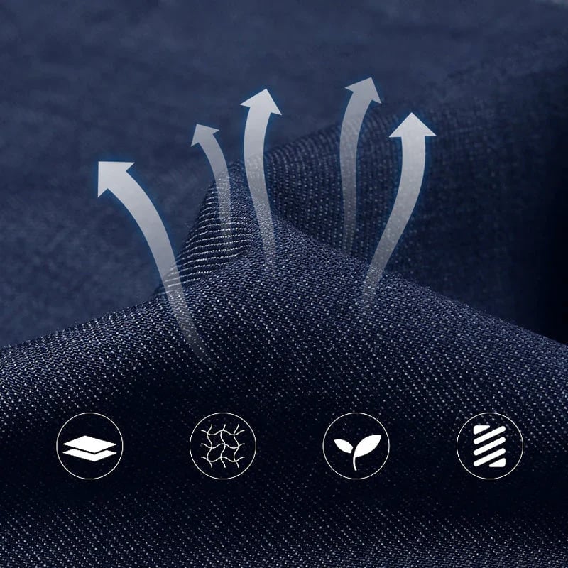 Jeans mit geradem Schnitt und hoher Taille für Herren