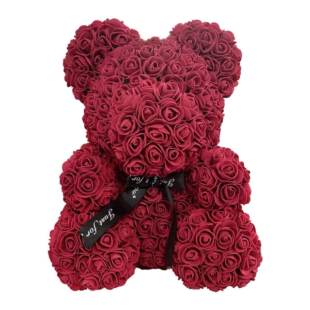 Rose Bär Herz Künstliche Blume