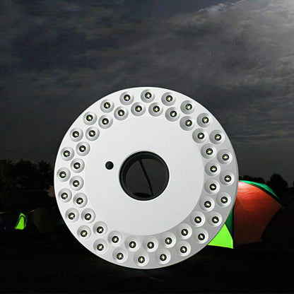 Sandsberg | Solar LED Campinglampe – Tragbare, hängende Zeltbeleuchtung für Outdoor-Aktivitäten