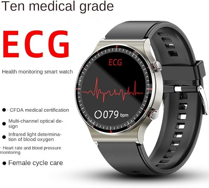 Sandsberg | CardioSense – Medizinische ECG-Smartwatch mit Osram-Sensor & 24/7 Gesundheitsüberwachung
