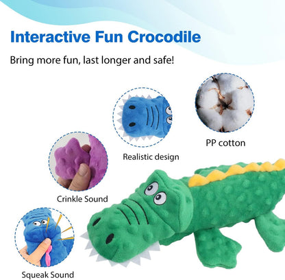 Sandsberg Krokodil Plüschspielzeug für aggressive Kauer 🐊
