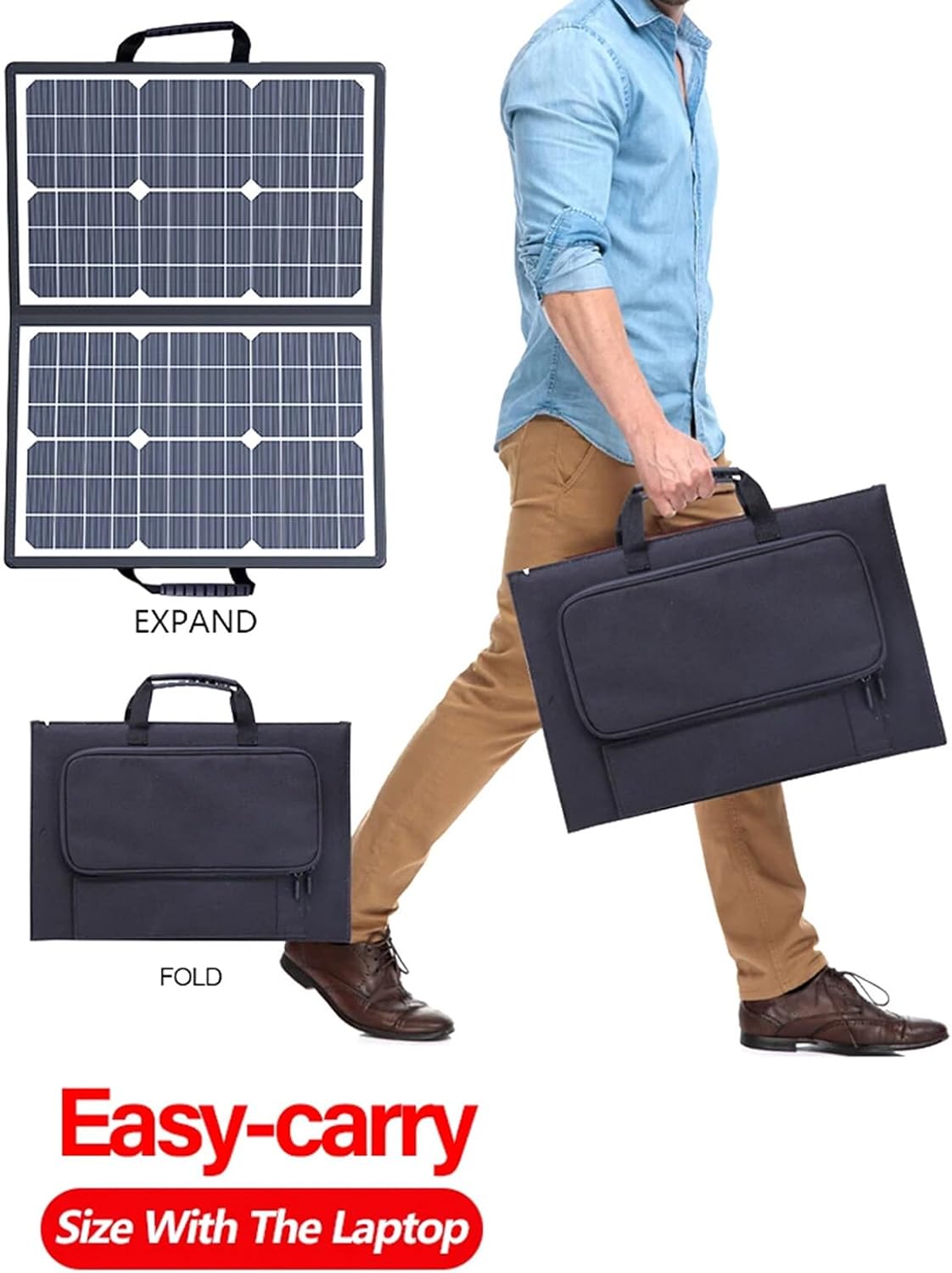 Sandsberg | SolaraX 1000W Faltbares Solarpanel-Kit – Tragbare Off-Grid-Stromversorgung mit MPPT-Ladung