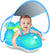 Baby-Schwimm-Schutzdach