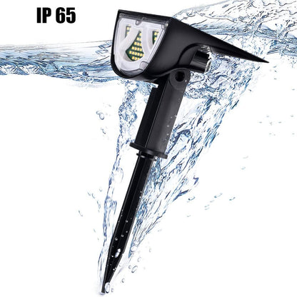 Sandsberg | Solar LED Strahler – Außenbeleuchtung mit Solarplatte für Garten und Wege