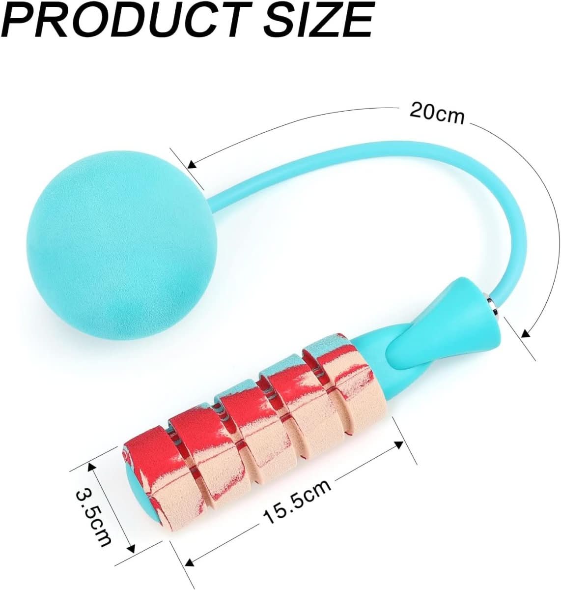 Sandsberg | Drahtloses gewogenes Springseil für Cardio & Koordination