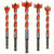 5-teiliges Hartmetall-Bohrer-Set für Holz und Schlösser – 45 Gauge Stahl Sechskant-Schäfte Präzisions-Bohrwerkzeuge