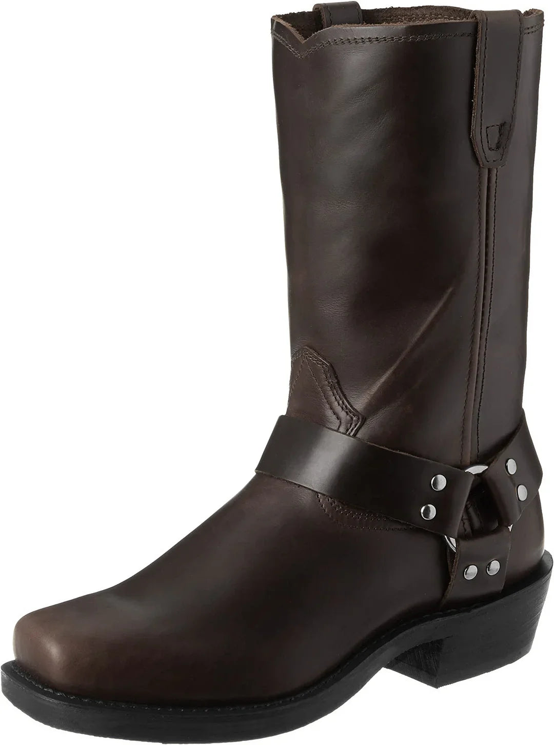Schwarzer Harness-Stiefel für Herren - 11 Zoll hoch
