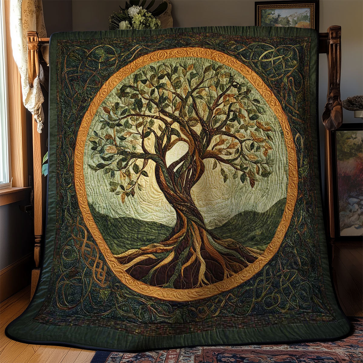 Zeitloser Lebensbaum Quilt