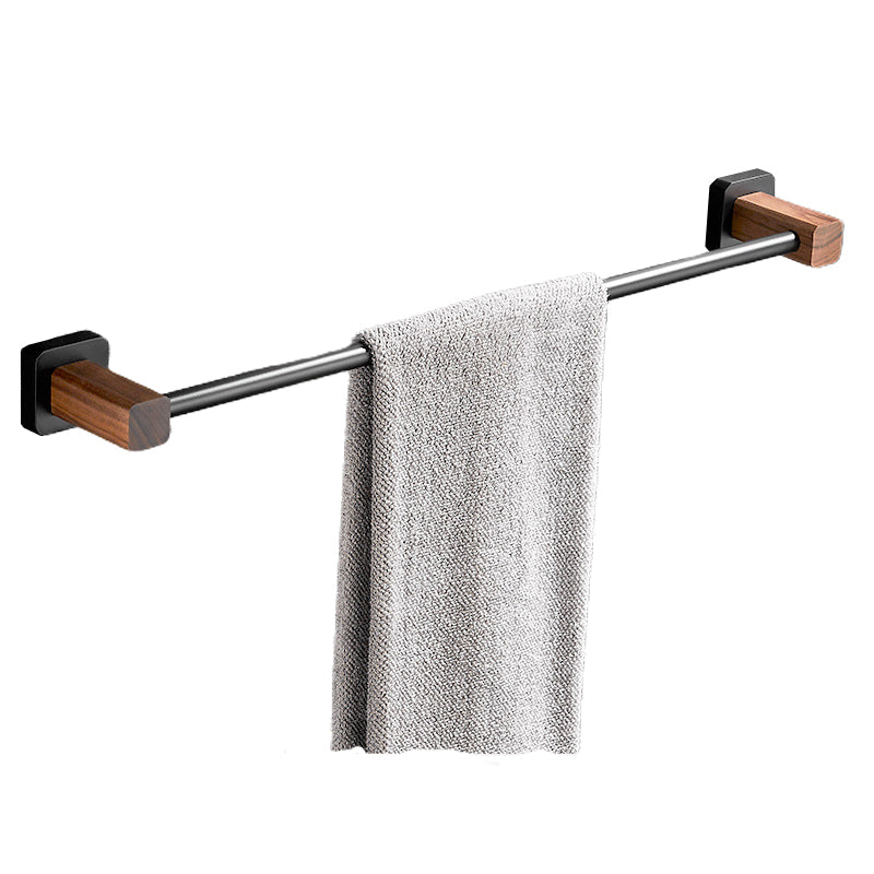 Sandsberg | Holz- & Aluminium Badezimmerset Braun Badezimmerzubehörset