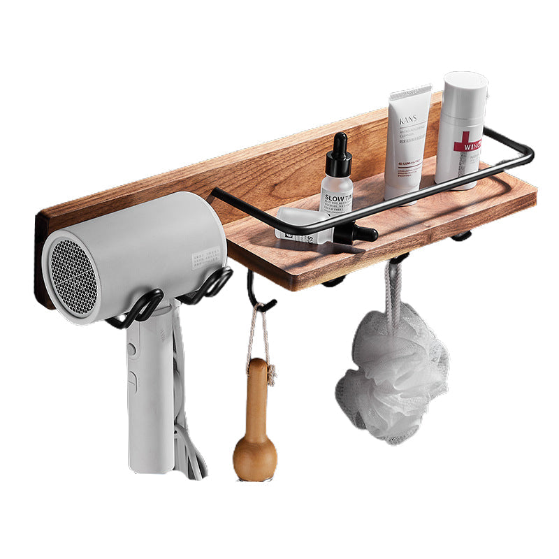Sandsberg | Holz- & Aluminium Badezimmerset Braun Badezimmerzubehörset