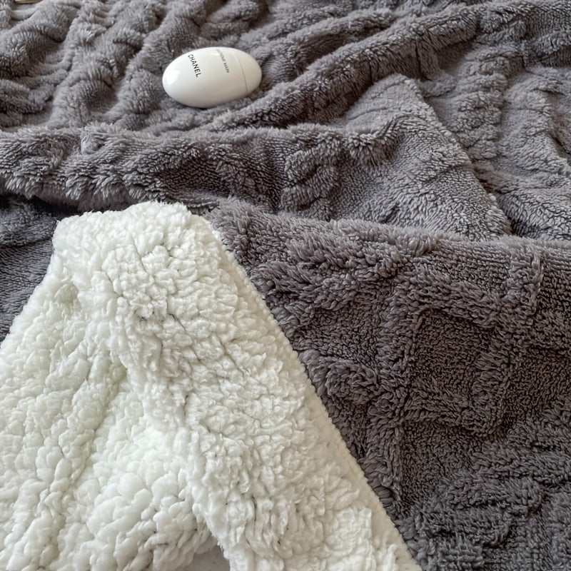 Stilvolle Wendbare Fleece-Decke für ultimativen Komfort und Wärme